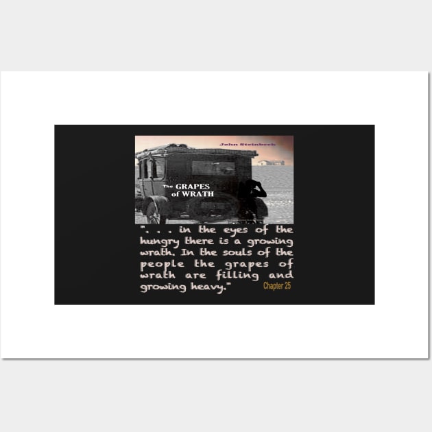 The Grapes of Wrath image and text Wall Art by KayeDreamsART